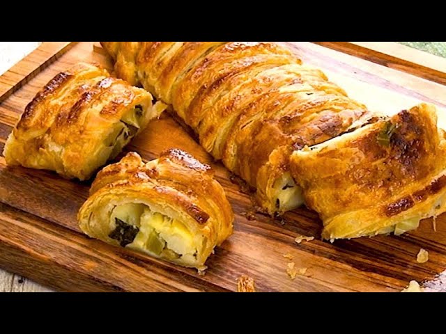Puff pastry cauliflower roll: a simple and tasty recipe