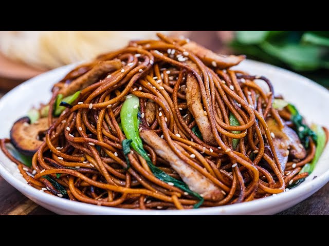Shanghai Pork Chow Mein Stir Fry Noodle