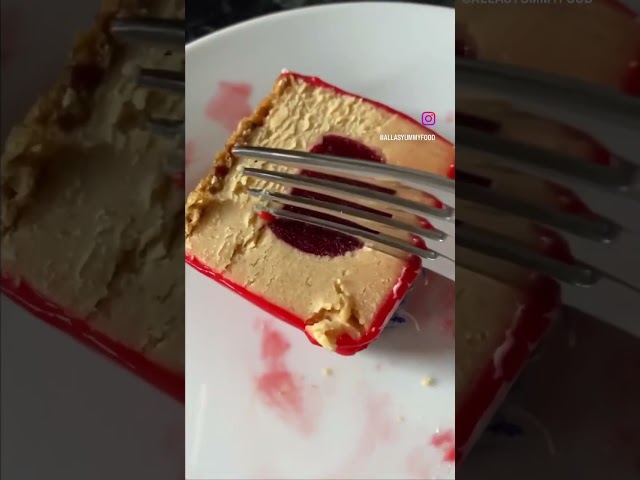 Peanut Butter Raspberry Mousse Cake