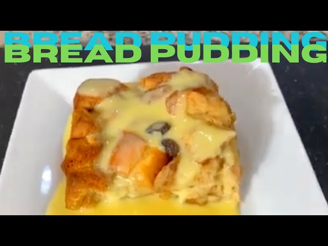Bread Pudding with Sauce