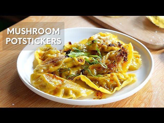 Easy Mushroom Potstickers