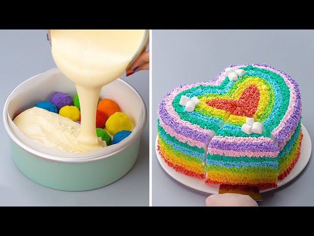 Easy Colorful Cake