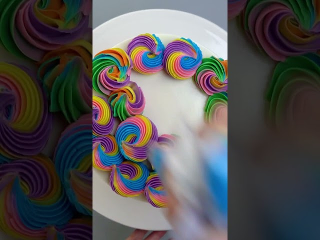 Rainbow Unicorn Cake Decoration