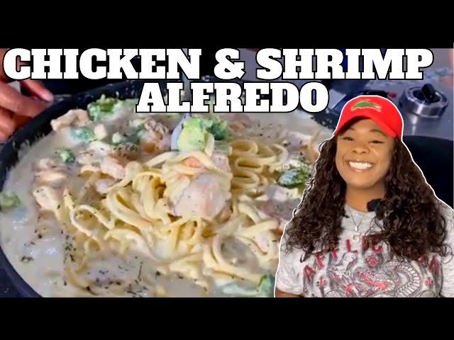 Chicken Shrimp Alfredo