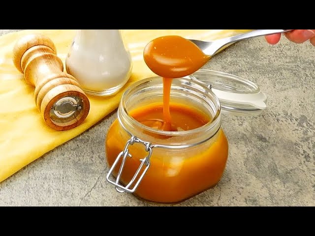 Salted caramel: how to make it thick and delicious at home