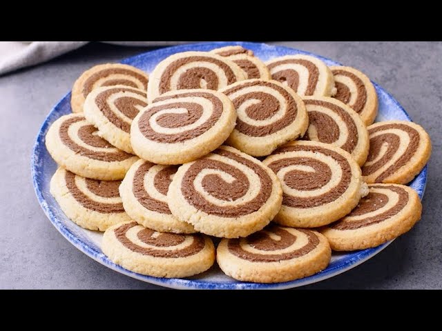 Pinwheel cookies: beautiful and delicious