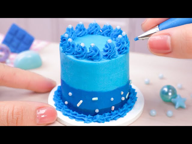 Yummy Miniature Buttercream Cake Decorating