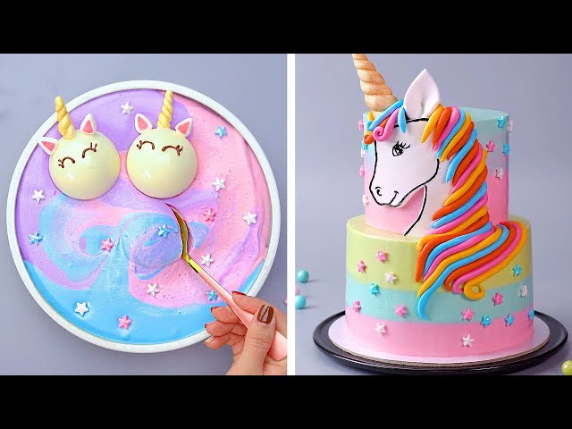 Oddly Satisfying and Fantastic Unicorn Cake Decorating Ideas