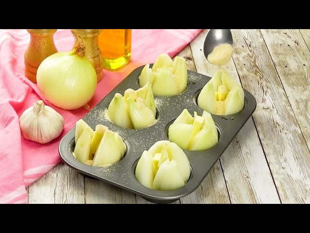 Onion muffin tray: the trick to make them delicious