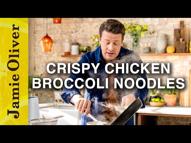 Crispy Chicken and Broccoli Noodles
