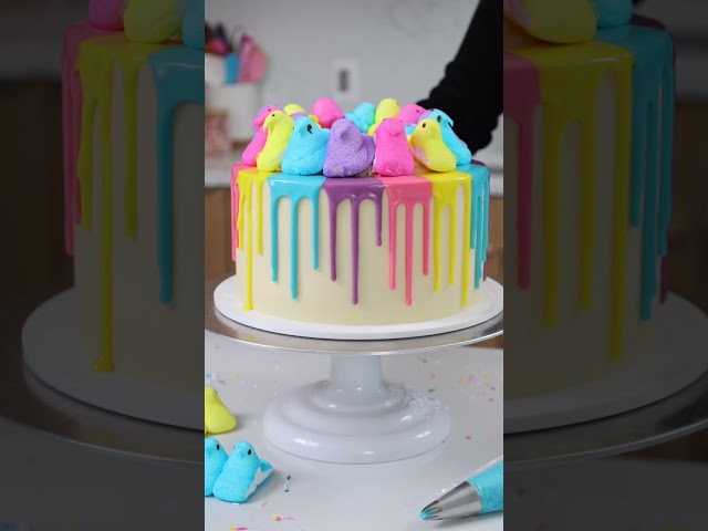 Peep Drip Cake