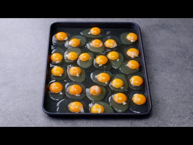 Baked eggs: the brilliant idea to prepare them in a few minutes