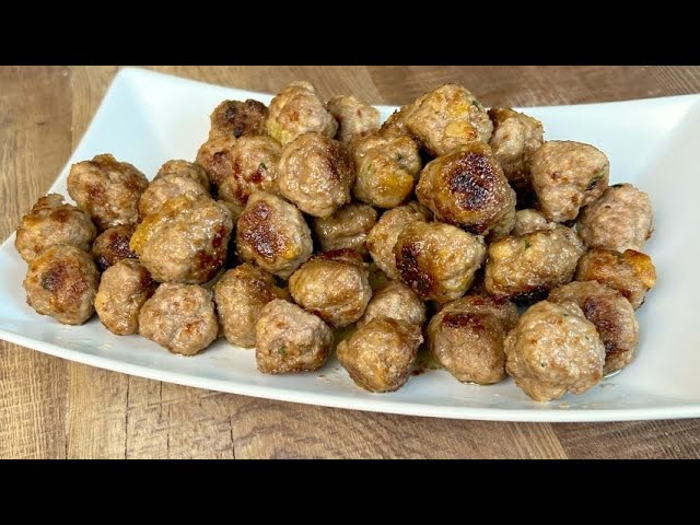 How to make juicy meatballs with a special spoon
