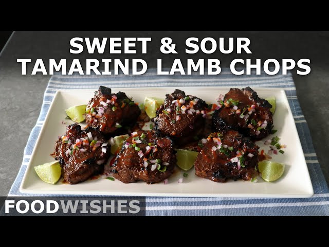 Sweet and Sour Tamarind-Glazed Lamb Chops