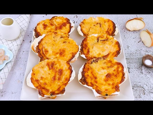 Cheese stuffed scallops: a quick and original recipe