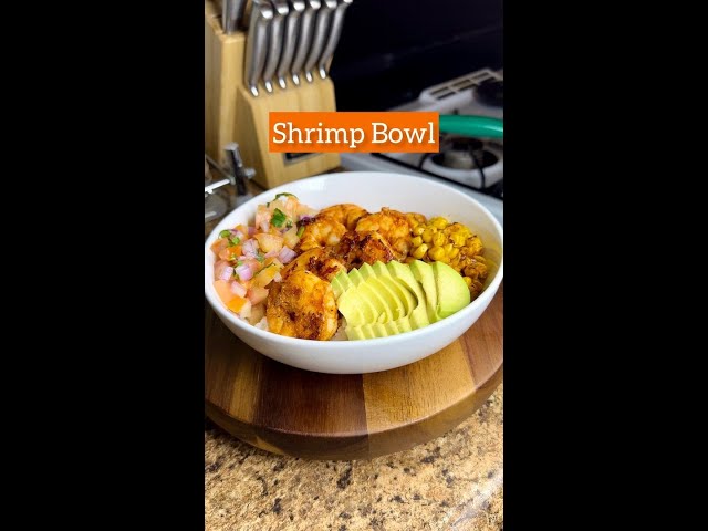 Simple Spicy Shrimp Bowl
