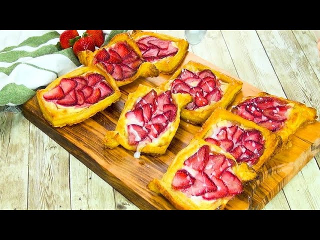 Strawberry tarts: youve never tried such a delicious treat
