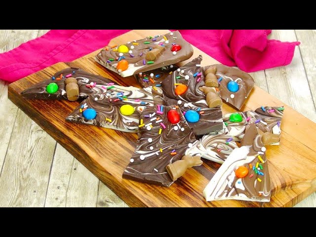Chocolate bark: a quick recipe for Easter