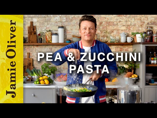 Creamy Pea & Zucchini Pasta