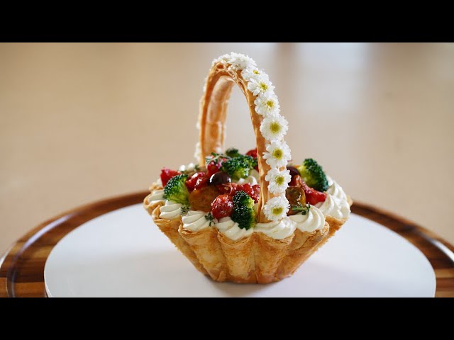 Savory Mille Feuille Basket
