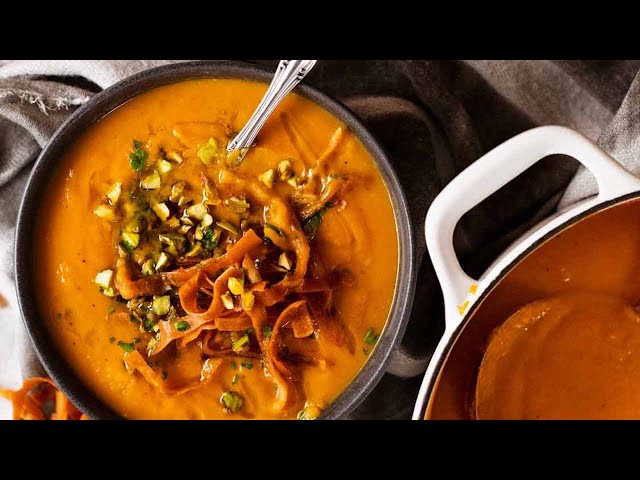 Sweet Potato Soup - really good but simple