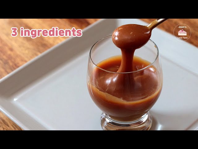 3-Ingredient, Easy Caramel Sauce