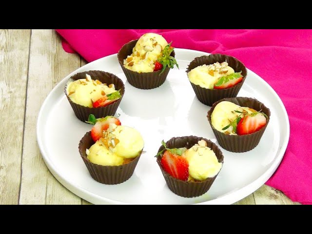 Chocolate cups: the method to make them super simple and delicious