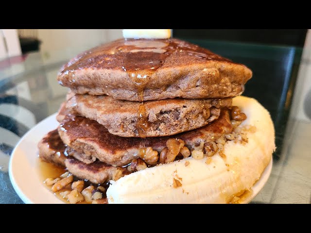 Homemade Banana Nut Pancakes