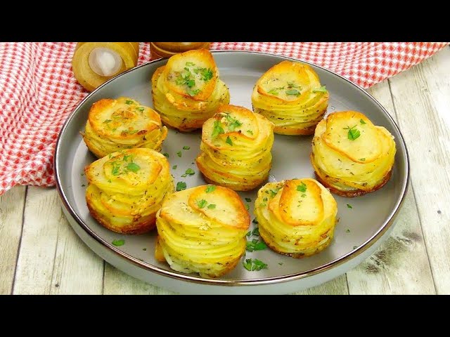 Crispy potato stacks: the easy to make recipe