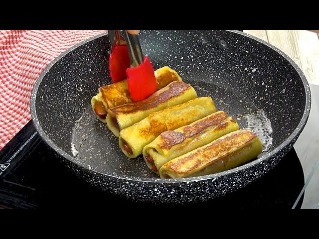 French toast roll-up with apples and jam: perfect for a tasty snack