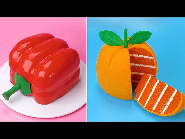 Amazing 3D Fruit Cake Look Like Real Yummy Fruit Cake