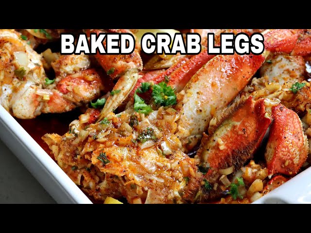 Oven Baked Crab Legs