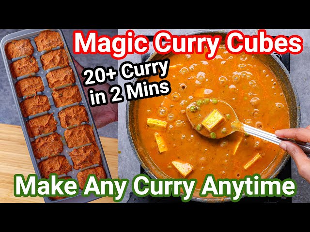 Magic Curry Cubes - Make 20+ curry in 2 Mins