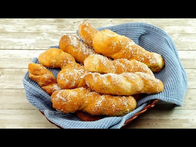 Air fryer braided fritters: perfect for a soft and fragrant snack