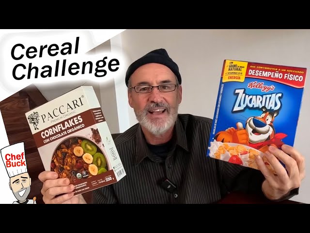 Chocolate Corn Flakes Cereal Challenge