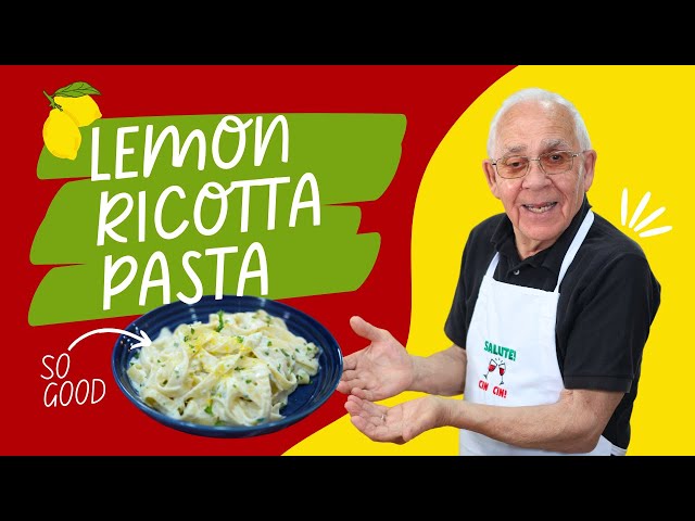 Lemon Ricotta Fettuccine Recipe