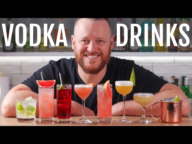 10 vodka cocktails