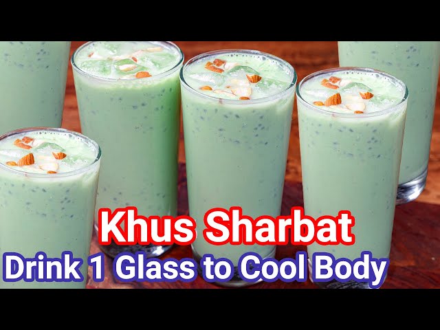 Homemade Khus Khus Sharbat