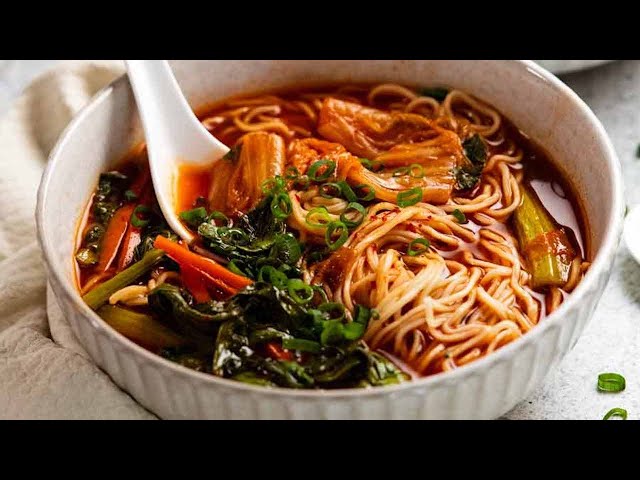 Spicy Korean Noodle Soup