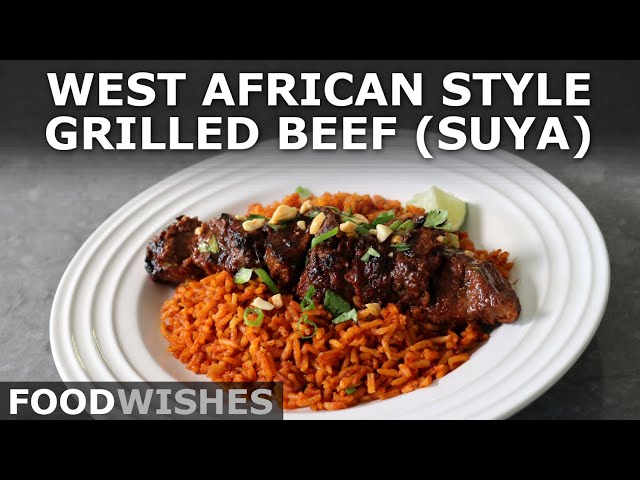 West African Style Grilled Beef (Suya)