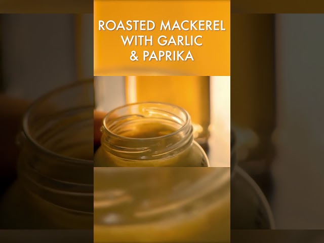 Roasted Mackerel With Garlic & Paprika