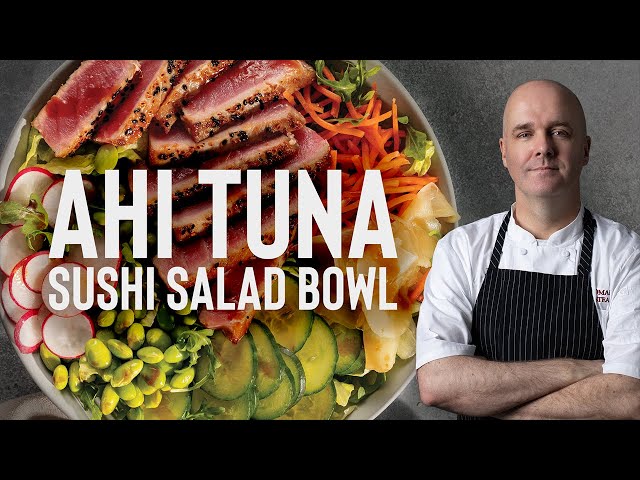 Ahi Tuna Sushi Salad Bowl