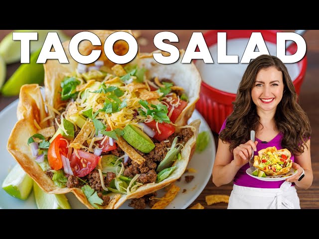 Easy Taco Salad Bowls