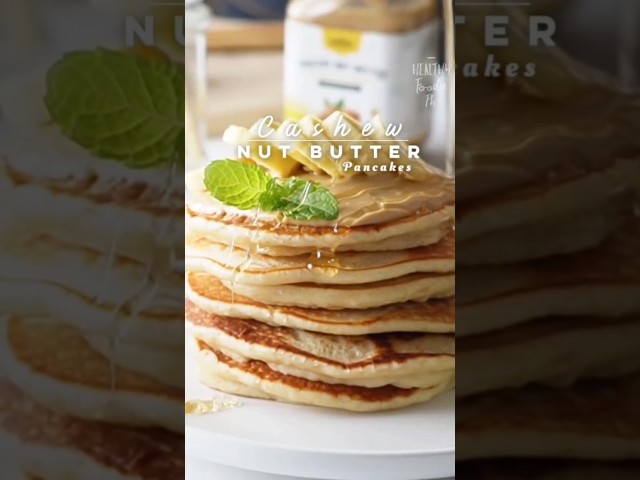 Vegan Cashew Nut Butter Pancakes