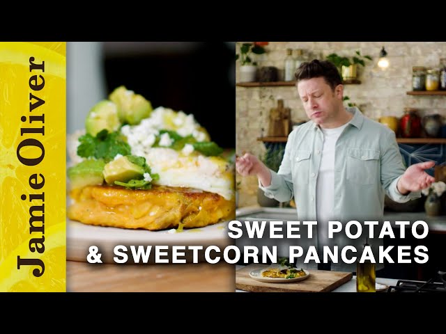 Sweet Potato & Sweetcorn Pancakes