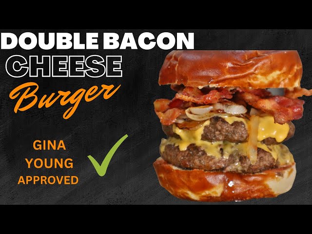 Double Bacon Cheeseburger With Smoked Meat