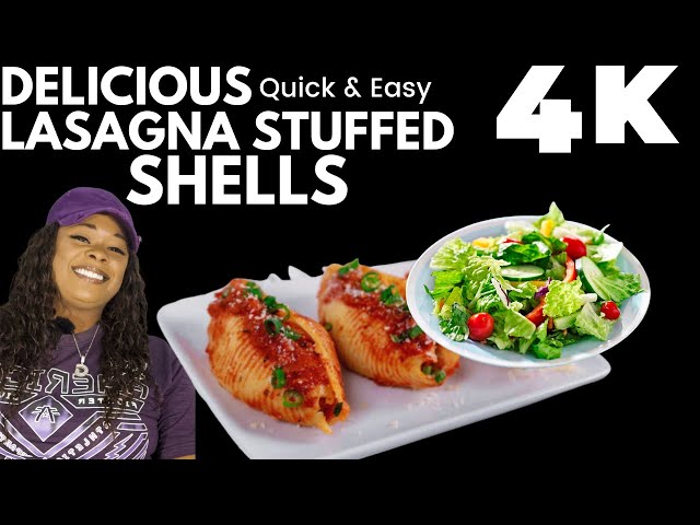 Delicious Lasagna Stuffed Shells