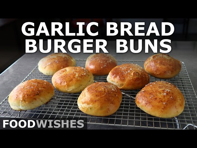 Garlic Bread Burger Buns