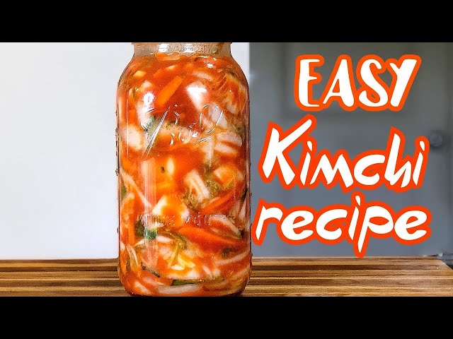 Easy Vegan Kimchi