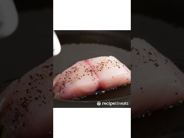 Crispy Skin Fish with Bean Ragu